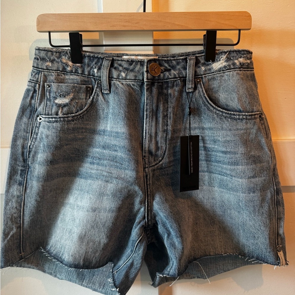One Teaspoon Jean Shorts Classic Cut-Off Style